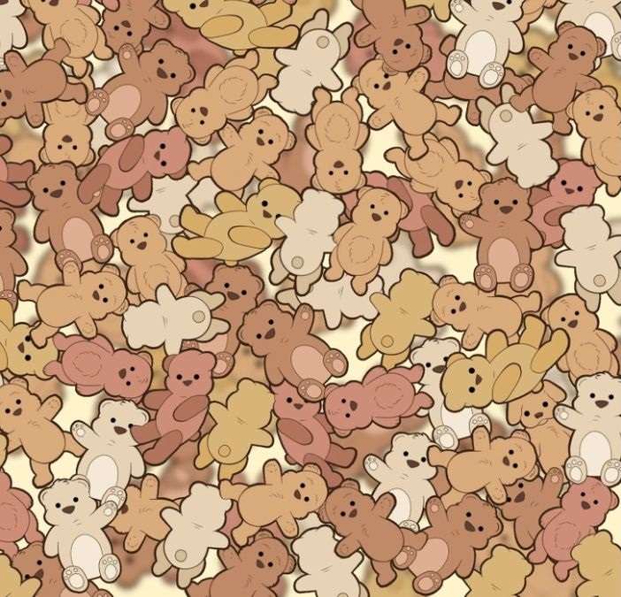 Găsiți câinele printre urși: un puzzle distractiv pentru cei mai atenți